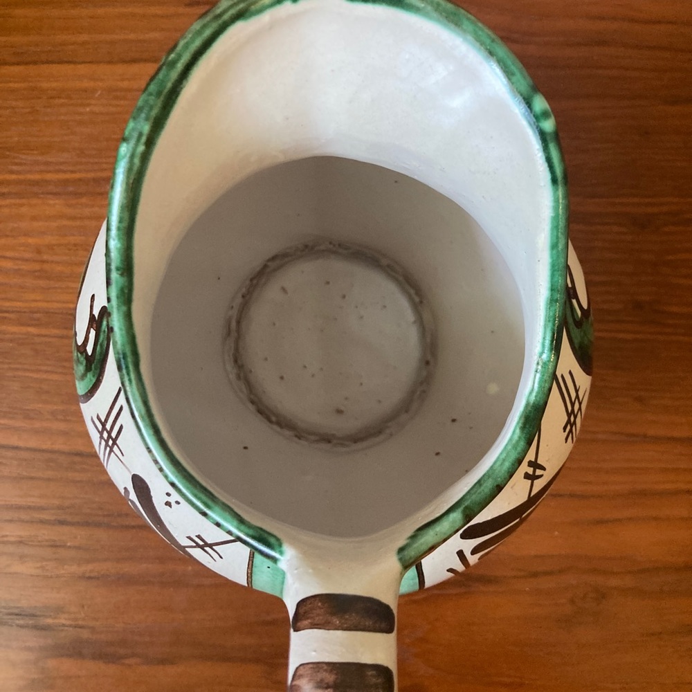 ☘️PUNTER RARE Vintage Signed Domingo 773 Spanish Ceramic Pitcher - Picture 5 of 6